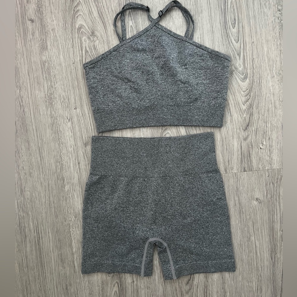 Gray workout set